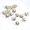 Facettierte Perlen aus Tungsten - silber