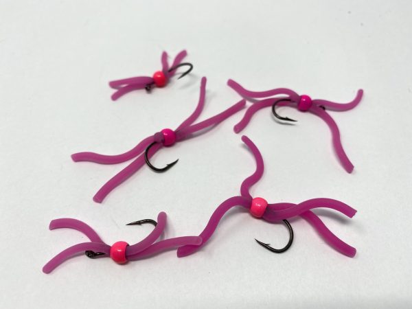 Squirmy Worm PINK mit pinker Kugel und 4 Beine